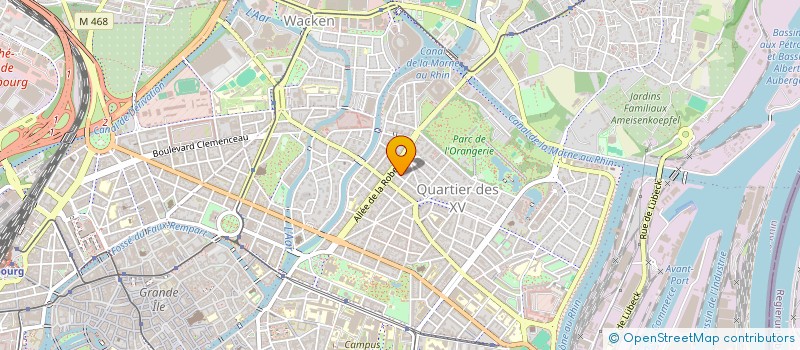 localisation de l'entreprise SCI VICTOR GESTA  STRASBOURG