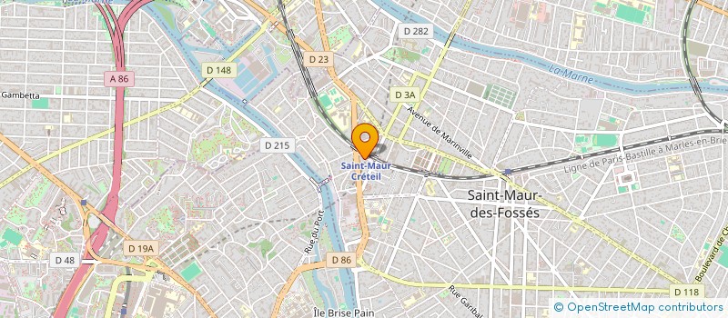 localisation de l'entreprise SCI VICTOR H 75 à SAINT-MAUR-DES-FOSSES