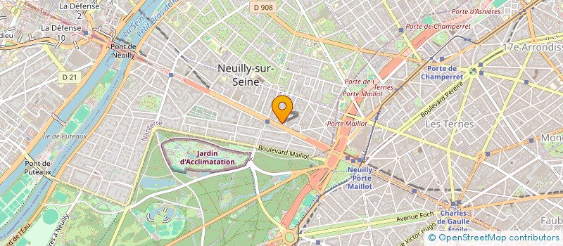 localisation de l'entreprise SCI VICTOR HUGO 1 à NEUILLY-SUR-SEINE