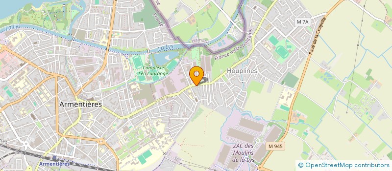 localisation de l'entreprise SCI VICTOR HUGO 129  HOUPLINES