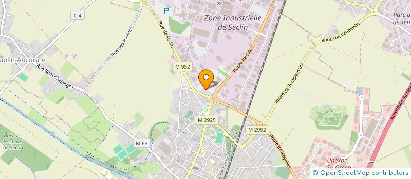 localisation de l'entreprise SCI VICTOR HUGO 17 A 25 à SECLIN