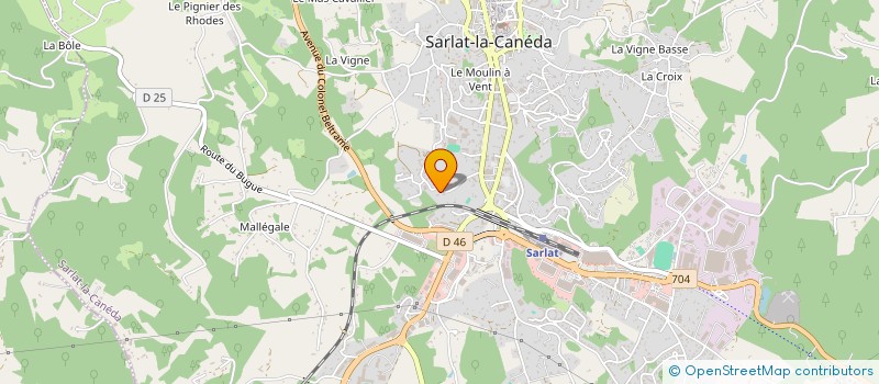 localisation de l'entreprise SCI VICTOR HUGO à SARLAT-LA-CANEDA