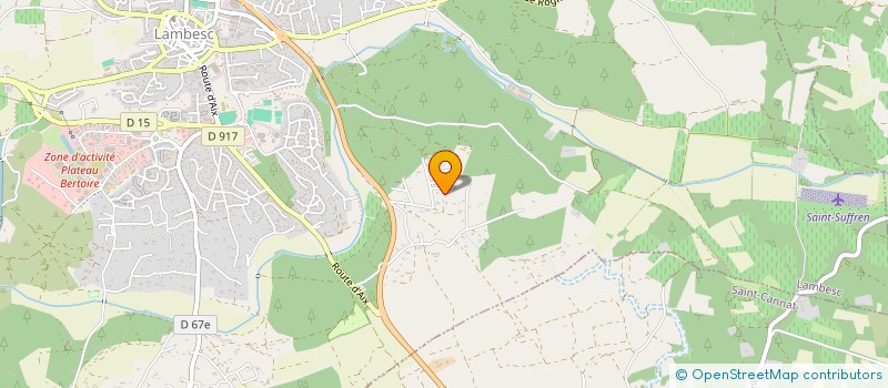 localisation de l'entreprise SCI VICTOR HUGO  LAMBESC
