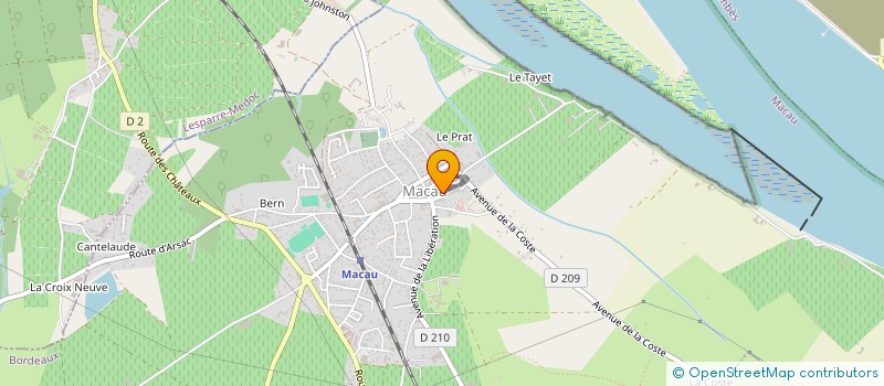 localisation de l'entreprise SCI VICTOR HUGO  MACAU
