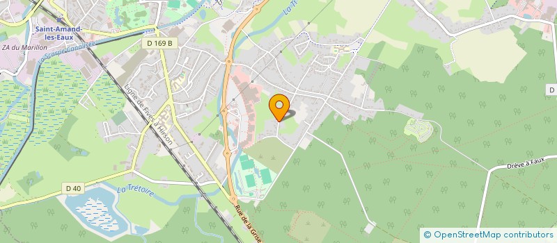 localisation de l'entreprise SCI VICTOR HUGO  SAINT-AMAND-LES-EAUX