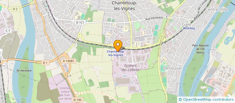 localisation de l'entreprise SCI VICTOR HUGO  CHANTELOUP-LES-VIGNES