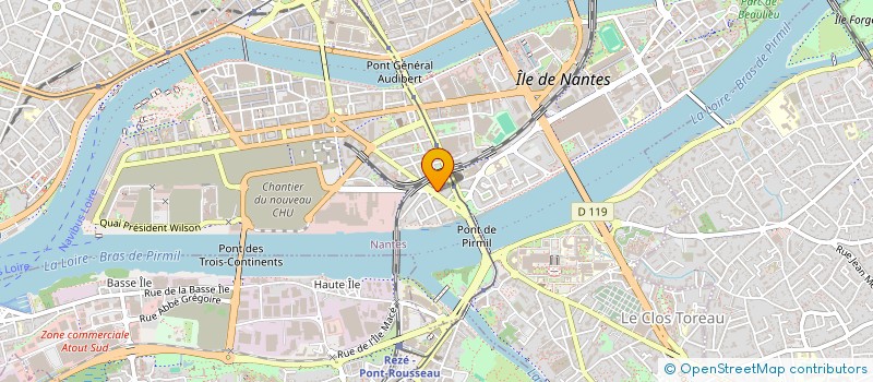 localisation de l'entreprise SCI VICTOR HUGO à NANTES
