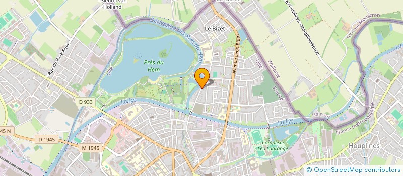 localisation de l'entreprise SCI VICTOR HUGO  ARMENTIERES