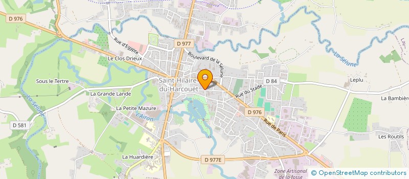 localisation de l'entreprise SCI VICTOR HUGO  SAINT-HILAIRE-DU-HARCOUET