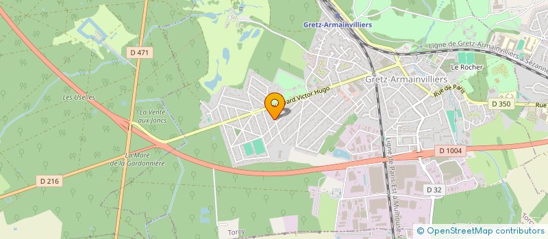 localisation de l'entreprise SCI VICTOR HUGO  GRETZ-ARMAINVILLIERS