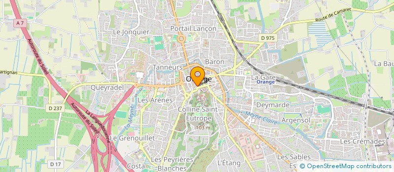 localisation de l'entreprise SCI VICTOR HUGO  ORANGE