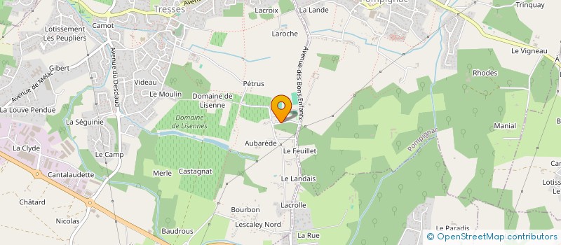 localisation de l'entreprise SCI VICTOR HUGO  TRESSES