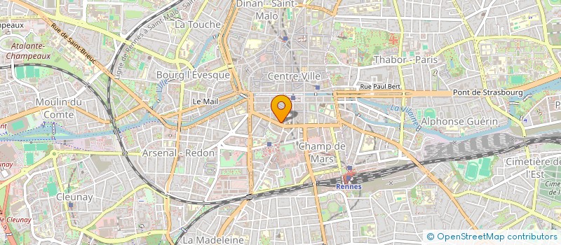 localisation de l'entreprise SCI VICTOR HUGO  RENNES