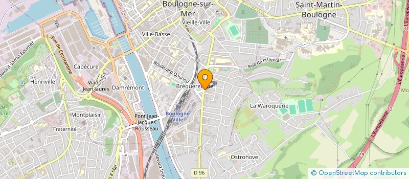 localisation de l'entreprise SCI VICTOR HUGO  BOULOGNE-SUR-MER