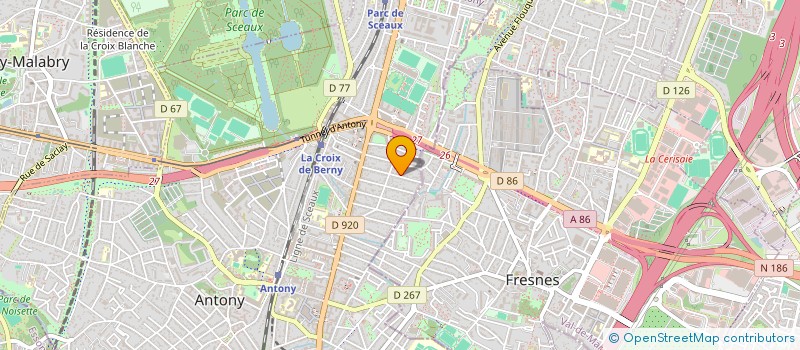 localisation de l'entreprise SCI VICTOR HUGO à ANTONY