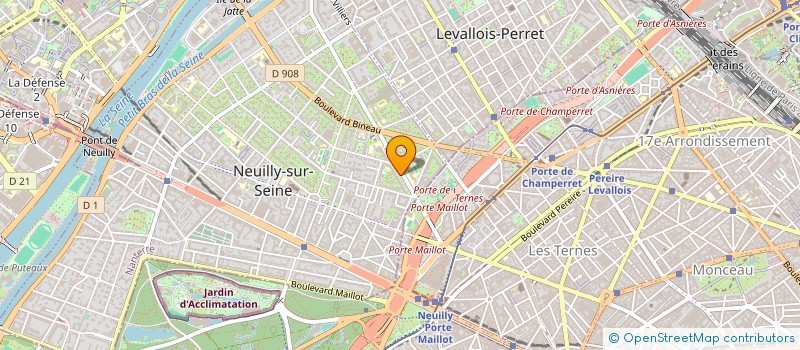 localisation de l'entreprise SCI VICTOR HUGO à NEUILLY-SUR-SEINE
