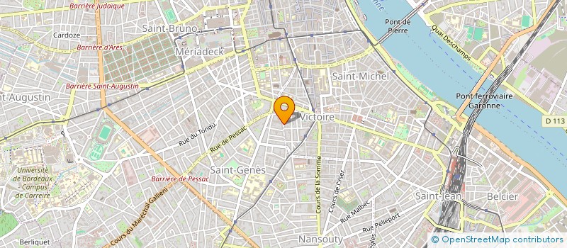 localisation de l'entreprise SCI VICTOR HUGO  BORDEAUX