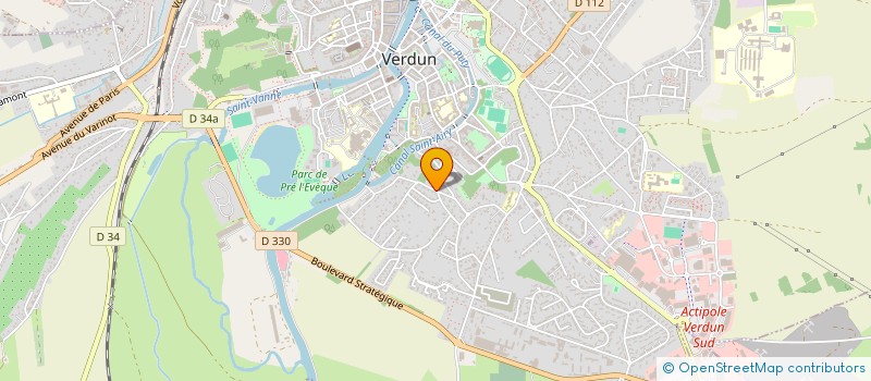 localisation de l'entreprise SCI VICTOR HUGO à VERDUN