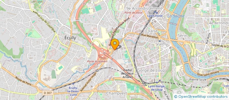 localisation de l'entreprise SCI VICTOR HUGO  TASSIN-LA-DEMI-LUNE