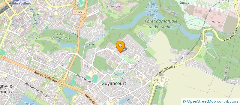 localisation de l'entreprise SCI VICTOR HUGO  GUYANCOURT