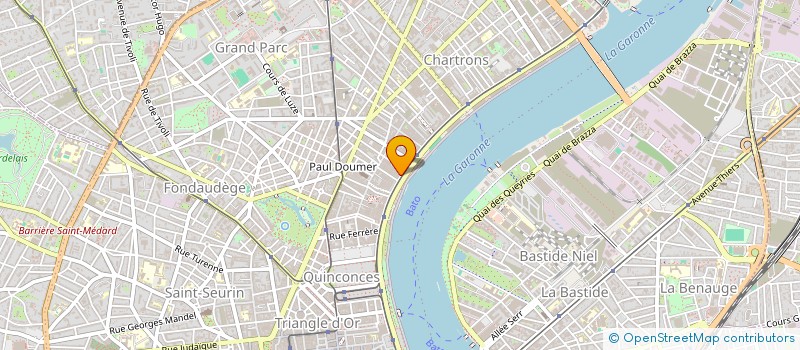 localisation de l'entreprise SCI VICTOR HUGO PARIS  BORDEAUX