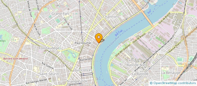 localisation de l'entreprise SCI VICTOR HUGO SPONTINI  BORDEAUX