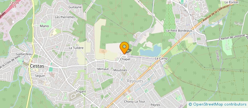 localisation de l'entreprise SCI VICTOR HUGO SPONTINI  CESTAS