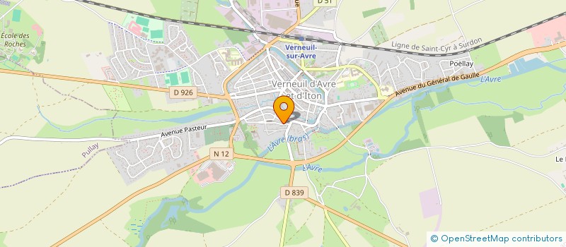 localisation de l'entreprise SCI VICTOR-LA MADELEINE  VERNEUIL D'AVRE ET D'ITON