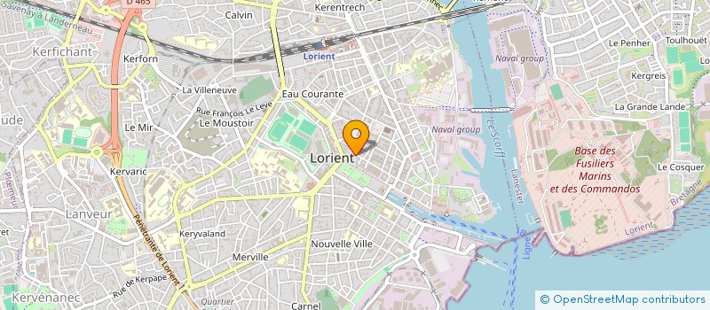 localisation de l'entreprise SCI VICTOR MASSE  LORIENT