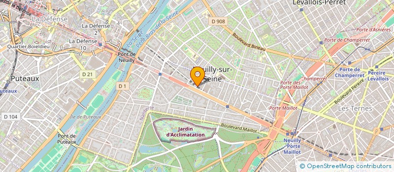 localisation de l'entreprise SCI VICTOR TROIS A à NEUILLY-SUR-SEINE