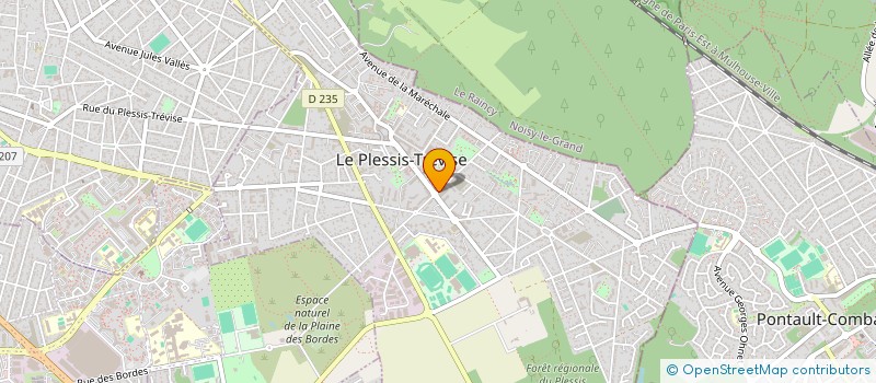 localisation de l'entreprise SCI VICTORIA à LE PLESSIS-TREVISE