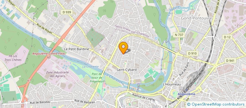 localisation de l'entreprise SCI VICTORIA à ANGOULEME