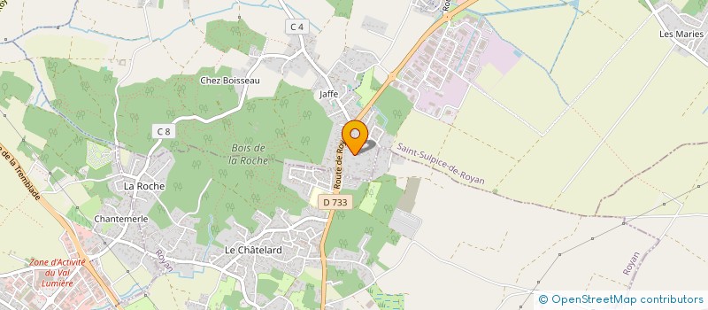 localisation de l'entreprise SCI VICTORIA à SAINT-SULPICE-DE-ROYAN