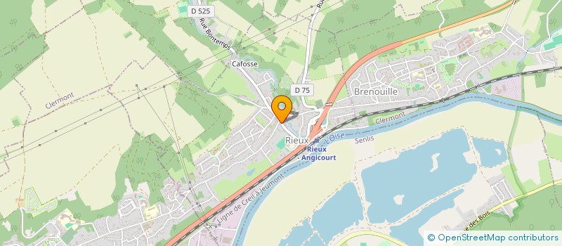 localisation de l'entreprise SCI VICTORIA  RIEUX