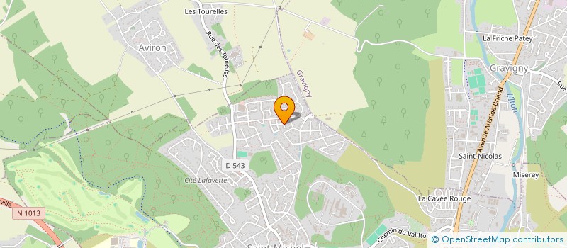 localisation de l'entreprise SCI VICTORIA  EVREUX