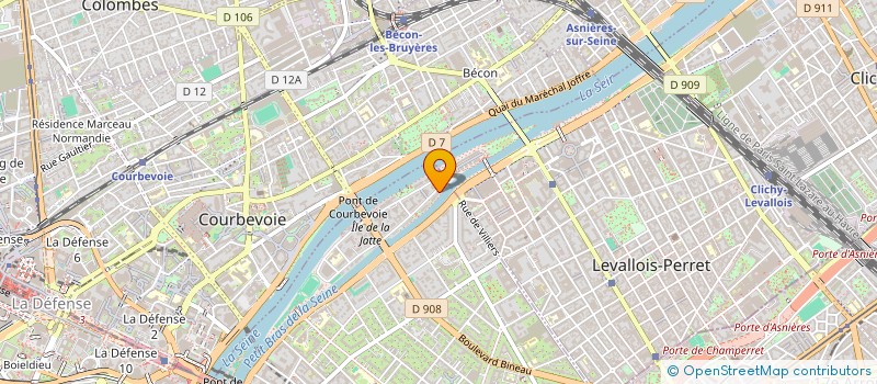localisation de l'entreprise SCI VICTORIA à NEUILLY-SUR-SEINE