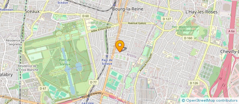 localisation de l'entreprise SCI VICTORIA à ANTONY