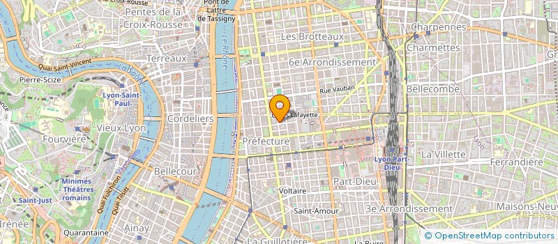 localisation de l'entreprise SCI VICTORIA  LYON