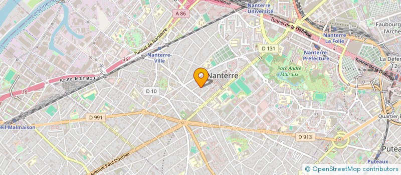 localisation de l'entreprise SCI VICTORIA  NANTERRE