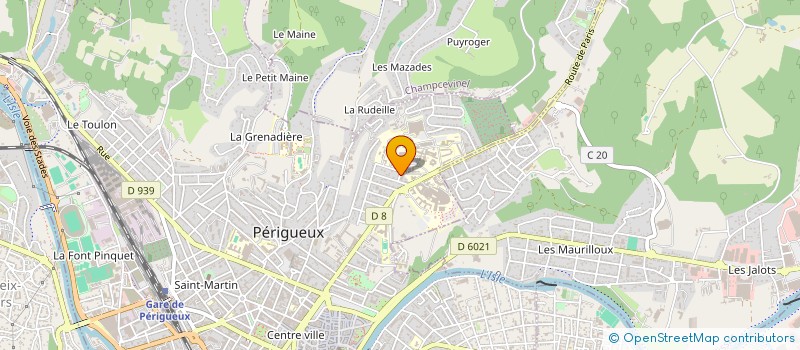 localisation de l'entreprise SCI VICTORIA à PERIGUEUX