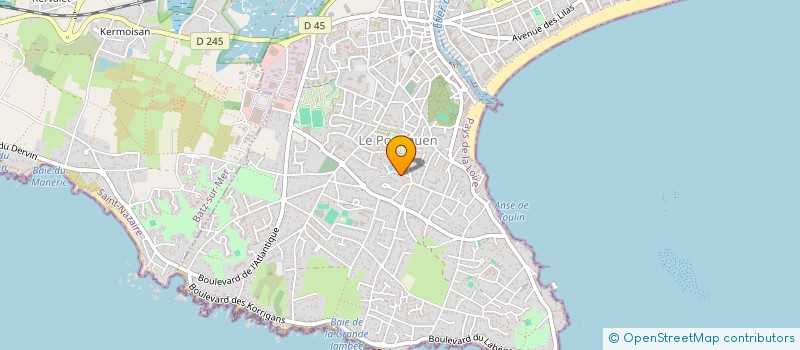 localisation de l'entreprise SCI VICTORIA  LE POULIGUEN