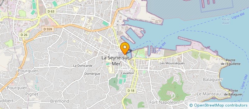 localisation de l'entreprise SCI VICTORIA à LA SEYNE-SUR-MER