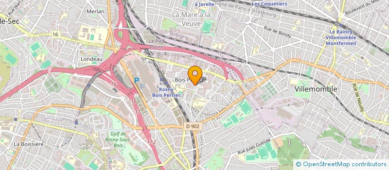 localisation de l'entreprise SCI VICTORIA à ROSNY-SOUS-BOIS