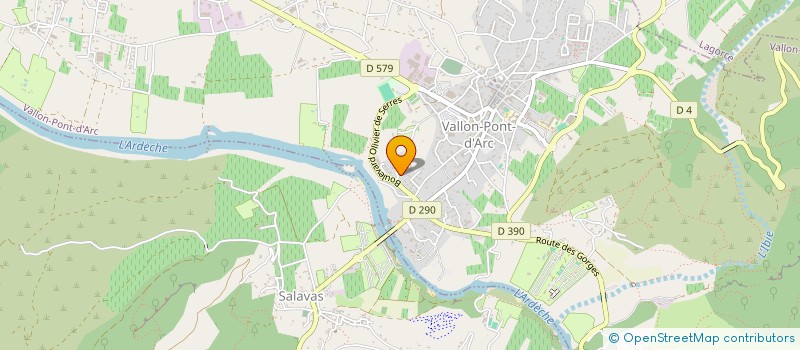 localisation de l'entreprise SCI VICTORIA à VALLON PONT D'ARC