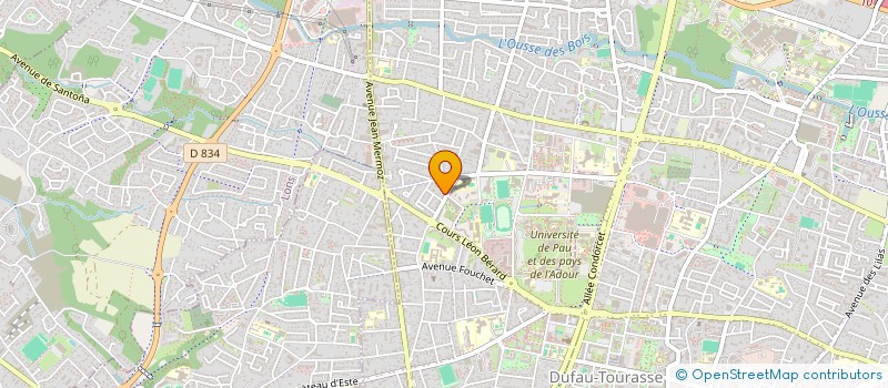 localisation de l'entreprise SCI VICTORIA à PAU