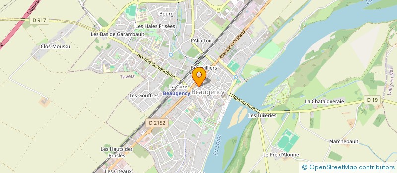 localisation de l'entreprise SCI VICTORIA  BEAUGENCY
