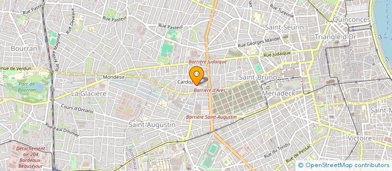 localisation de l'entreprise SCI VICTORIA  BORDEAUX