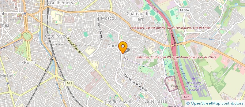 localisation de l'entreprise SCI VICTORIA à TOULOUSE