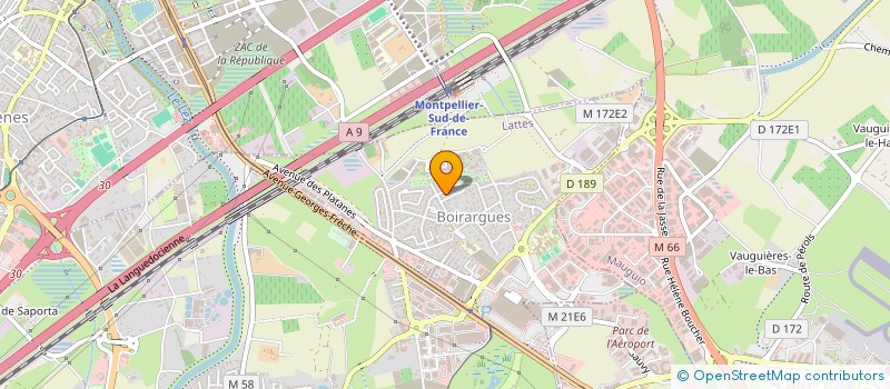 localisation de l'entreprise SCI VICTORIA à LATTES