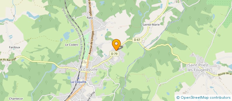 localisation de l'entreprise SCI VICTORIA  LA COQUILLE